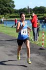 Emma Holt (Morpeth0 2nd in the Tyne Bridge Harriers Exhibition Park 5k, Newcastle.